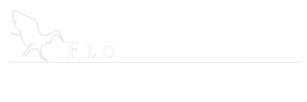 Logo mit anfliegenden Storch, Florian Fabian Naturfotografie